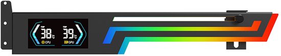 Verticale GPU-houder voor videokaart - Voorkomt dat de grafische kaart