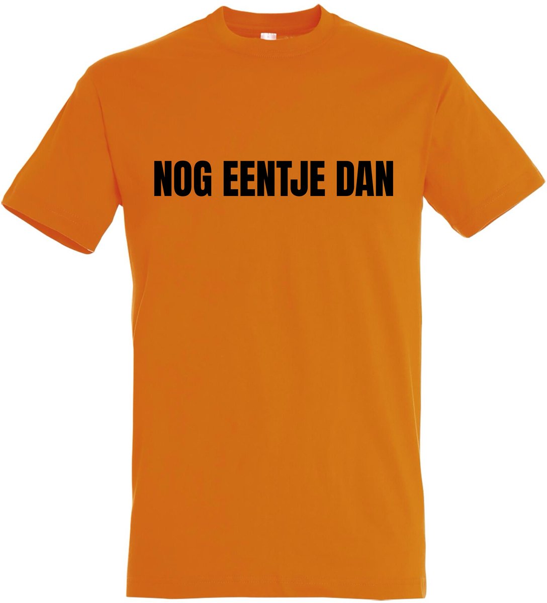 Nog Eentje Dan T-shirt - Oranje - Oranje T-shirt - Koningsdag - Koningsdag Outfit - Koningsdag Kleding - Heren - Dames - Unisex - Oranje Kleding - Maat XL