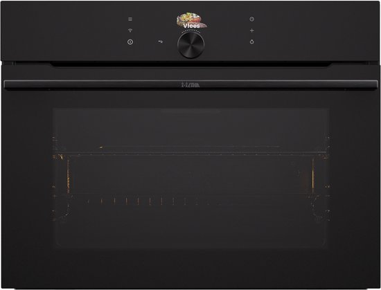ETNA CM954ZG - Oven met magnetronfunctie - 45 cm - Zwart - 50 Liter - SoftClose - 27 ovenfuncties - Turbo hetelucht - Pizza Programma - Ovenverlichting - Kinderslot