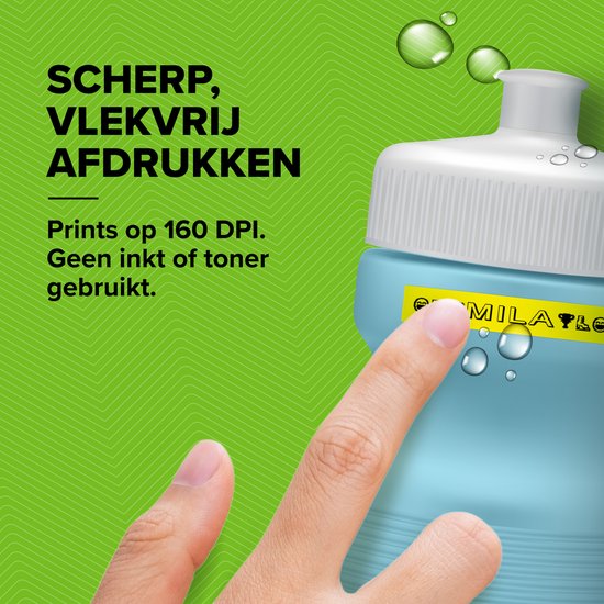 DYMO LetraTag 200B labelprinter met bluetooth | Compacte labelmaker | Verbinding via draadloze bluetoothtechnologie met iOS en Android | Inclusief 1 witte LetraTag tape