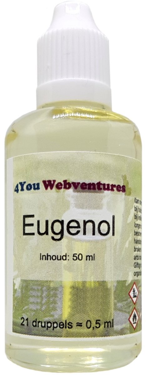 Goedkoopste Pure eugenol - 99.9 zuiver - 50 ml