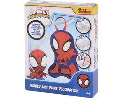Spiderman - Gipsfigurenset - Knutselen - Creatief - Disney Junior - Gipshanger - Gips Gieten - Jongens & Meisjes - Vanaf 5 jaar - Inclusief Verf - Hoge Kwaliteit - Cadeau - Kinderen