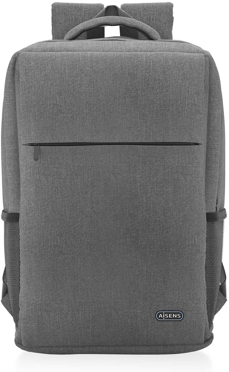 AISENS ASBG-BP081-GR laptoptas 43,2 cm (17") Rugzak Grijs