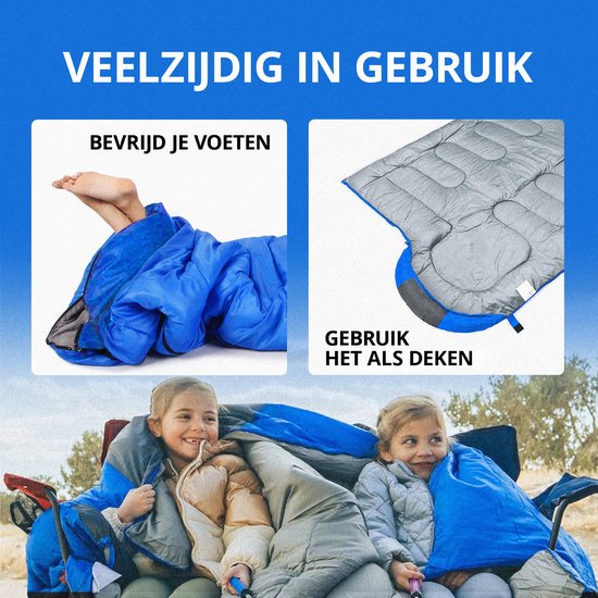 Slaapzak, voor camping, compact en licht, comfortabel