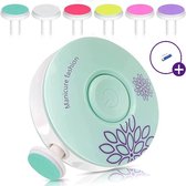 Electrische Baby Nagelvijl - 6 Vijlen - Incl. Batterij - Baby Nagelknipper - Manicureset Baby - Nagelschaartje - Mint Groen