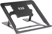 R2B Laptop standaard Verstelbaar en Opvouwbaar - 10 t/m 17 inch - Laptopstandaard - Laptop Stand - Laptopverhoger - Laptop Houder - Tablet Standaard - Zwart