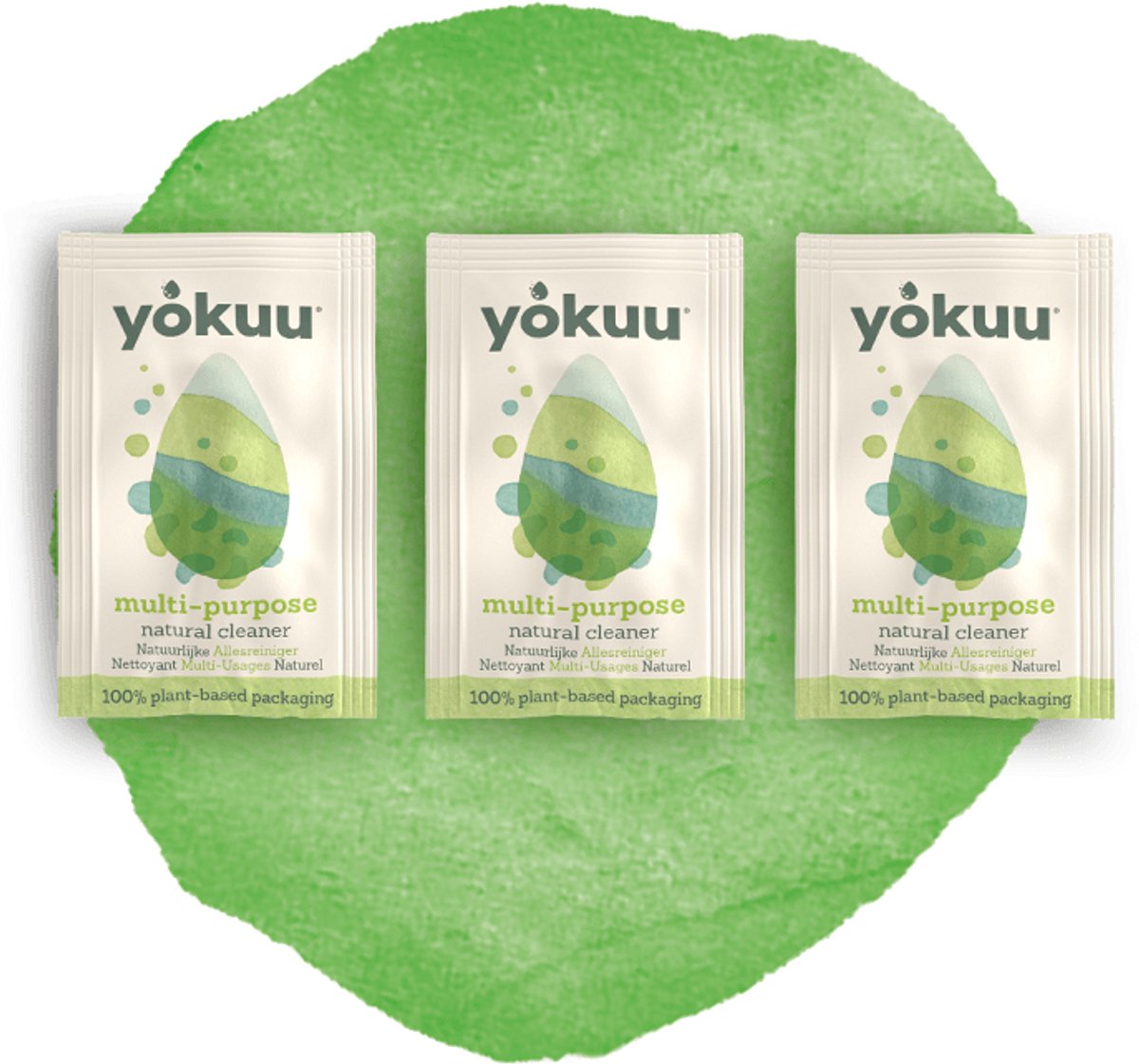 YOKUU - Probiotische Alles Reiniger - 3 Parels - Natuurlijk Poetsen - Schoonmaken zonder Chemicaliën