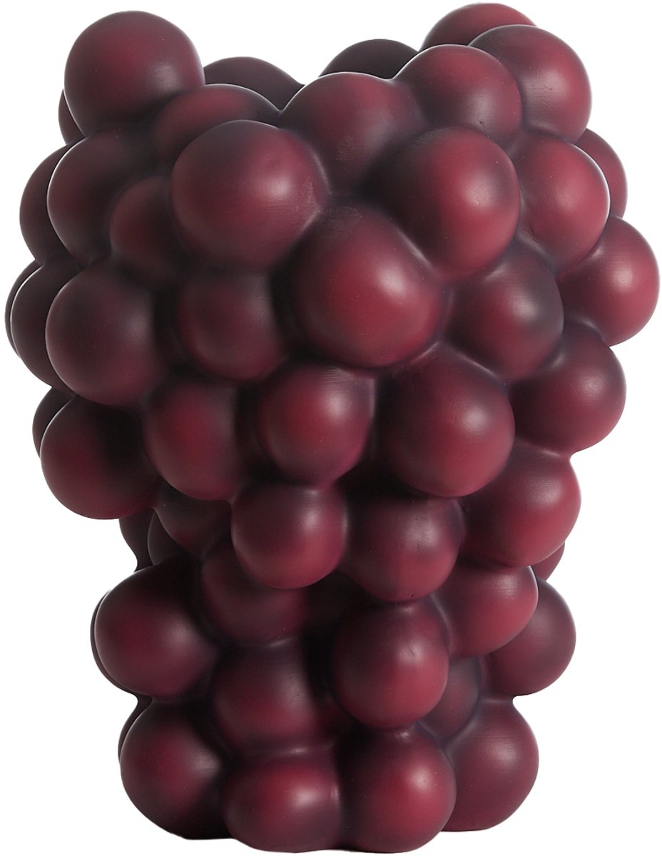 Vaas GRAPES - 21x20x25.5cm - Rood