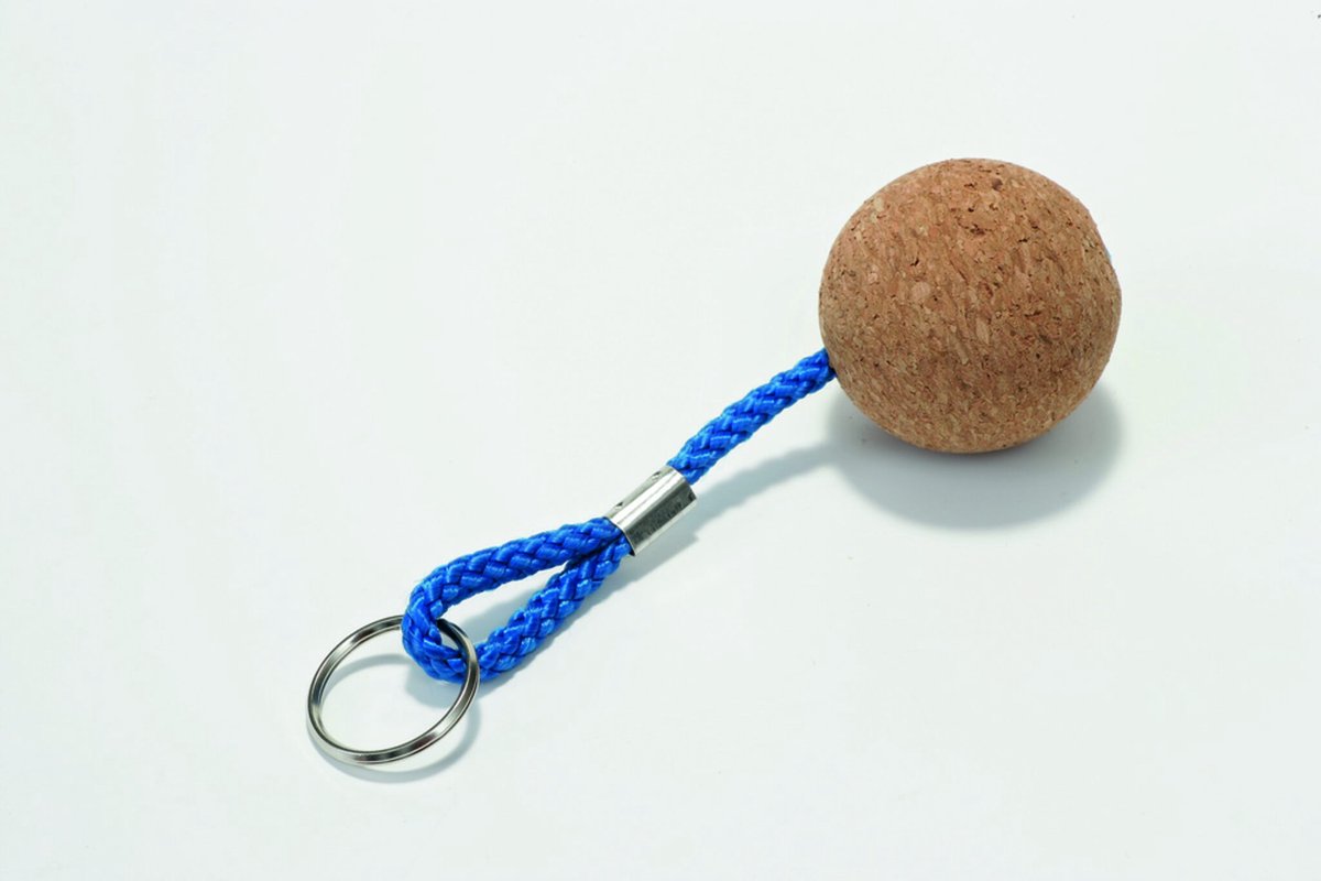 Kurk sleutelhanger rond 52mm