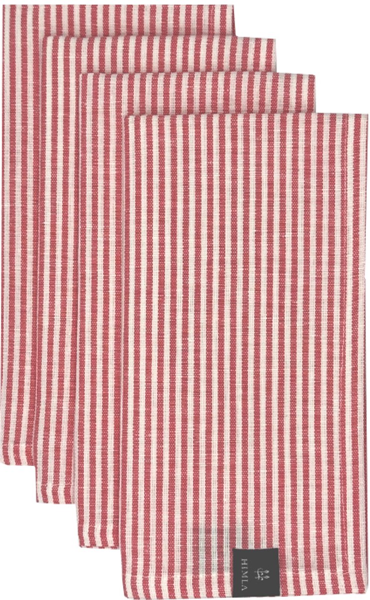 Rakel servet 45x45 coral set van 4