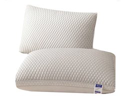 S&E Rechthoekig Zacht Zorgkussen voor Nekondersteuning - Ideaal voor Kantoor, Thuis of Onderweg - Moderne Stijl voor Zijslapers en Comfortabele Rust - 50 x 75 cm