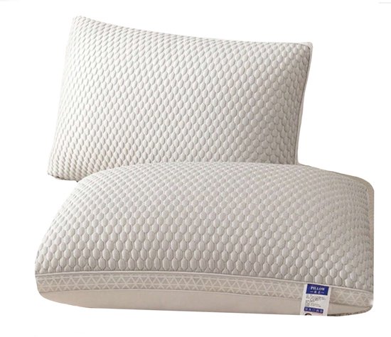 S&E Rechthoekig Zacht Zorgkussen voor Nekondersteuning - Ideaal voor Kantoor, Thuis of Onderweg - Moderne Stijl voor Zijslapers en Comfortabele Rust - 50 x 75 cm