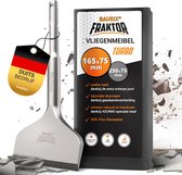 BAURIX® Tegelbeitel SDS Plus Beitel [165 x 75 mm] - FRAKTOR® Systeem Boorhamerbeitel - Boorhamer beitel voor het moeiteloos verwijderen van tegels en verklevingen - Beitelset van 42CrMo speciaal staal - steenbeitel - koudbeitel - platte beitel