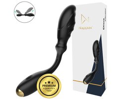 Nappex™ Dios Vibrator Sex Toys voor Mannen Vrouwen Koppels - Prostaat - G spot - Clitoris Stimulator - Dildo en Wand Vibrators Realistisch - [ Krachtige motor & Waterdicht ] - Zwart