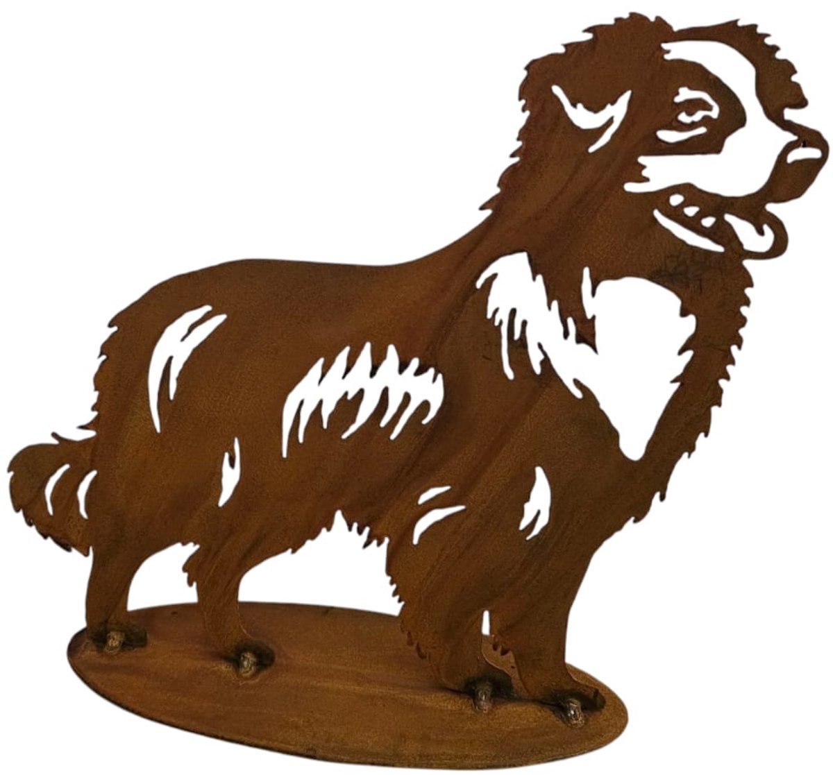 Dream-Garden Tuinbeeld metaal Australian Shepherd staand 26 cm hoog