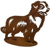 Dream-Garden Tuinbeeld metaal Australian Shepherd staand 26 cm hoog