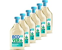 Ecover - Vloeibaar Wasmiddel Universal - Voordeelverpakking 6 x 1 L - 168 wasbeurten - Plantaardig & Biologisch afbreekbaar - Krachtige reiniging bij 20°C - Frisse geur