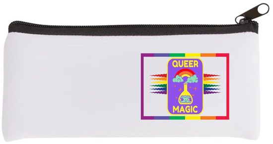 Foto: Akyol lgbtq cadeau etui lgbt queer lgbtq cadeau met opdruk lgbt pride month lgbtq vlag gay pride met tekst opdruk leuke pride spullen verjaardag cadeau gift 20 bij 9 cm