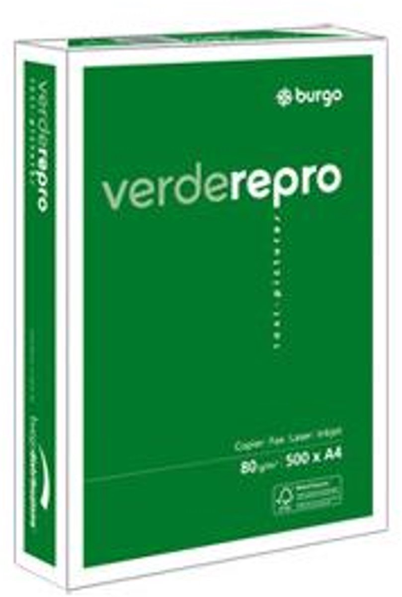 Burgo REPRO VERDE A3 papier voor inkjetprinter Groen