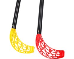 Hockeystick Uni x2 rood / geel