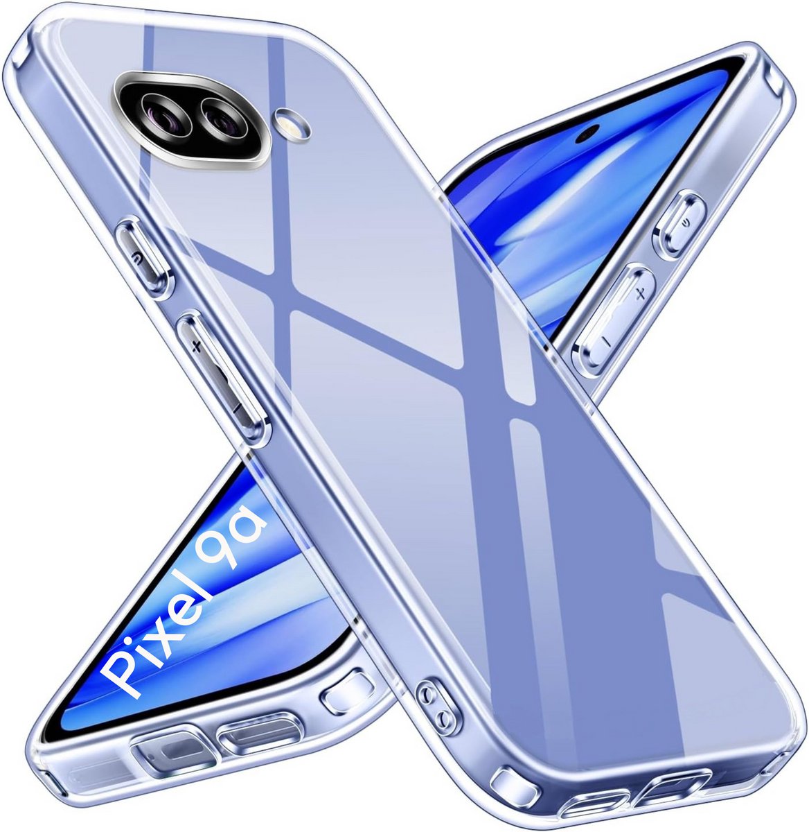 Hoesje geschikt voor Google Pixel 9A backcover Shockproof siliconen Transparant