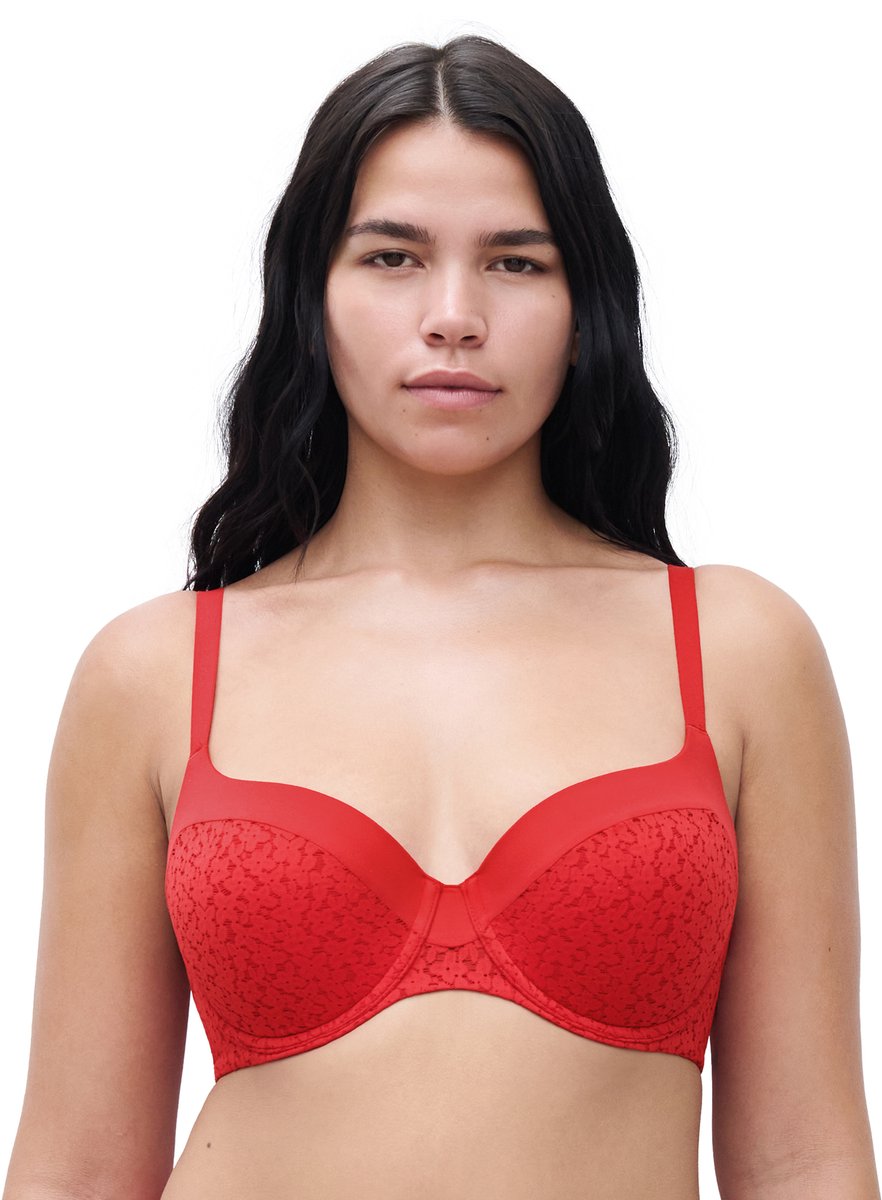 Chantelle EasyFeel Norah - Dames - T-shirt bh - Poppy Red