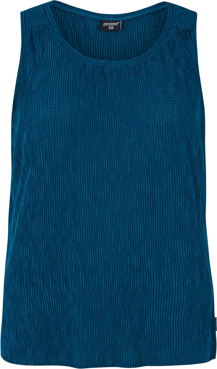 Protest PRTFields – Tanktop Dames – Mouwloos – Ronde hals Blauw