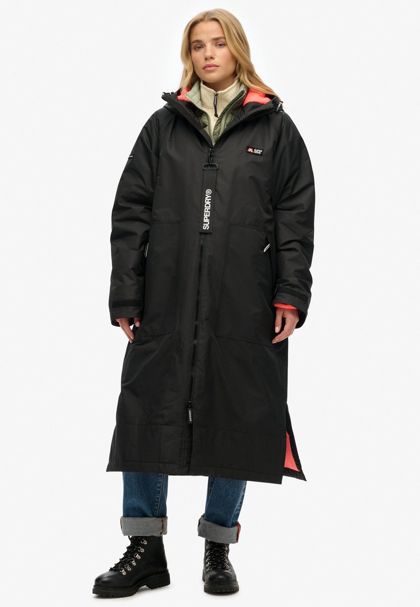 Superdry Superdry omkleedjas Dames Zwart
