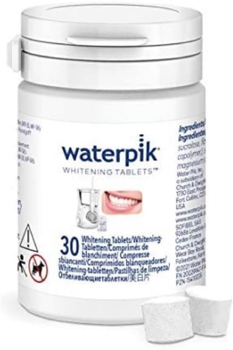 Navultabletten voor Monddouche – Tandbleektabletten met Muntsmaak, Verpakking met 30 Tabletten