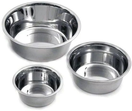 Junai.nl RVS Drink/Voerbakjes 800 ML