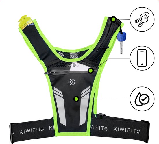 LOCAL LION Hardloopvest voor dames met waterflessen LOCAL LION Hardloopvest voor dames met waterflessen
