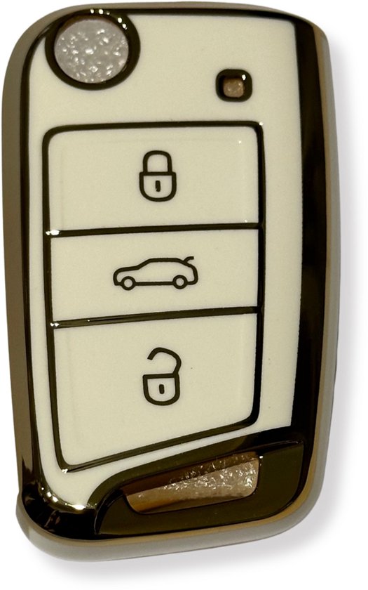 thumbnail: NEUHOO Sleutelhoes Voor Skoda Karoq Sportline (2017-2025) – TPU Siliconen Hoes, Transparant Rood