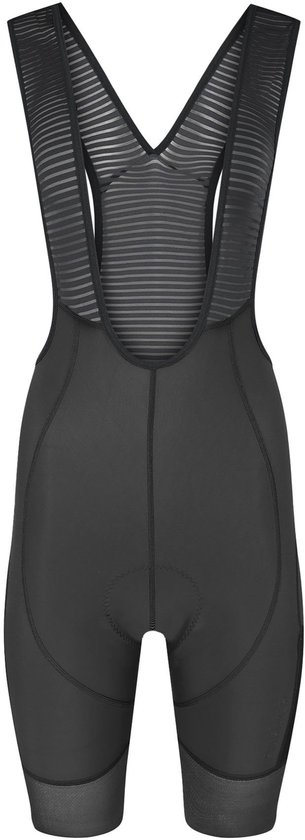 BIORACER Icon - Gravel Fietsbroek Zomer - Dames - Zwart - Comfortabele Bretellen - Verstevigde Stof - Maat M
