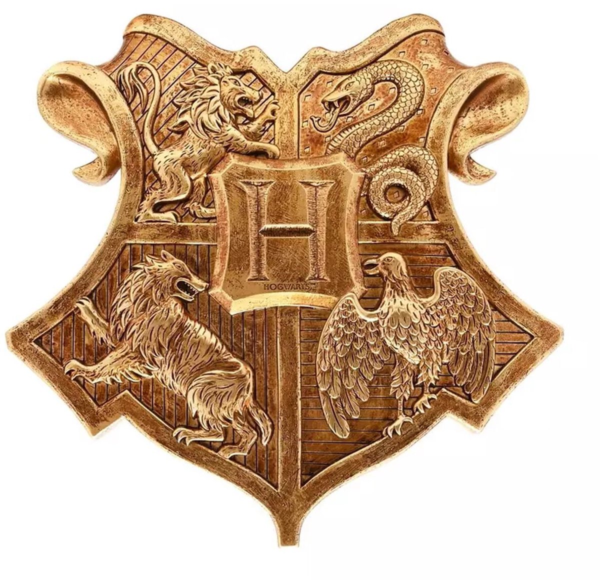 Harry Potter Hogwarts Decoratieve Artikelen goudkleurig Kunststof Unisex - Fan merch, Film, Hogwarts