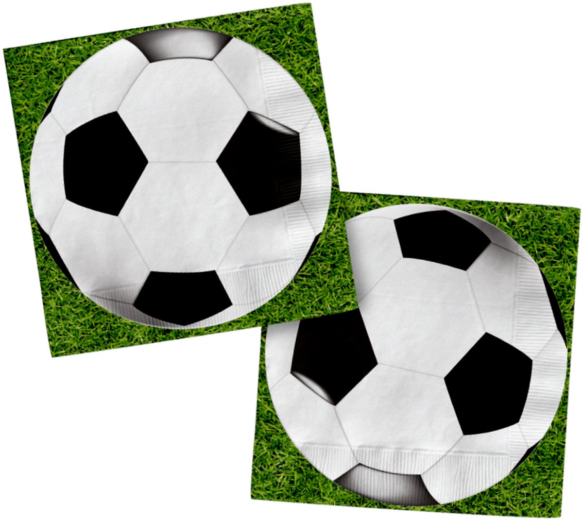 Servetten - voetbal - 33 x 33 cm - 20 stuks