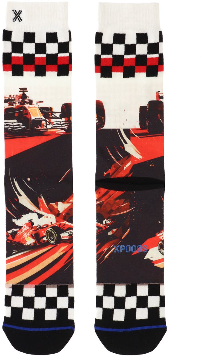 XPOOOS - Grandprix Heren Sokken - 1-Pack - Maat 43-46