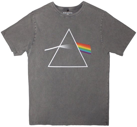 Pink Floyd – T-Shirt Donna Dark Side Of The Moon Splatter, Colore Nero, 100% Cotone