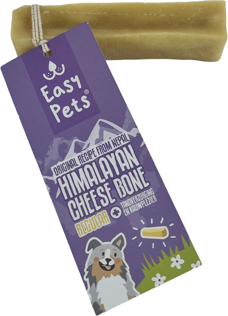 Easypets Kauwsnack - Himalayan Cheese Bone Regular L - Hypoallergeen, Rijk aan Eiwitten, 110 gr