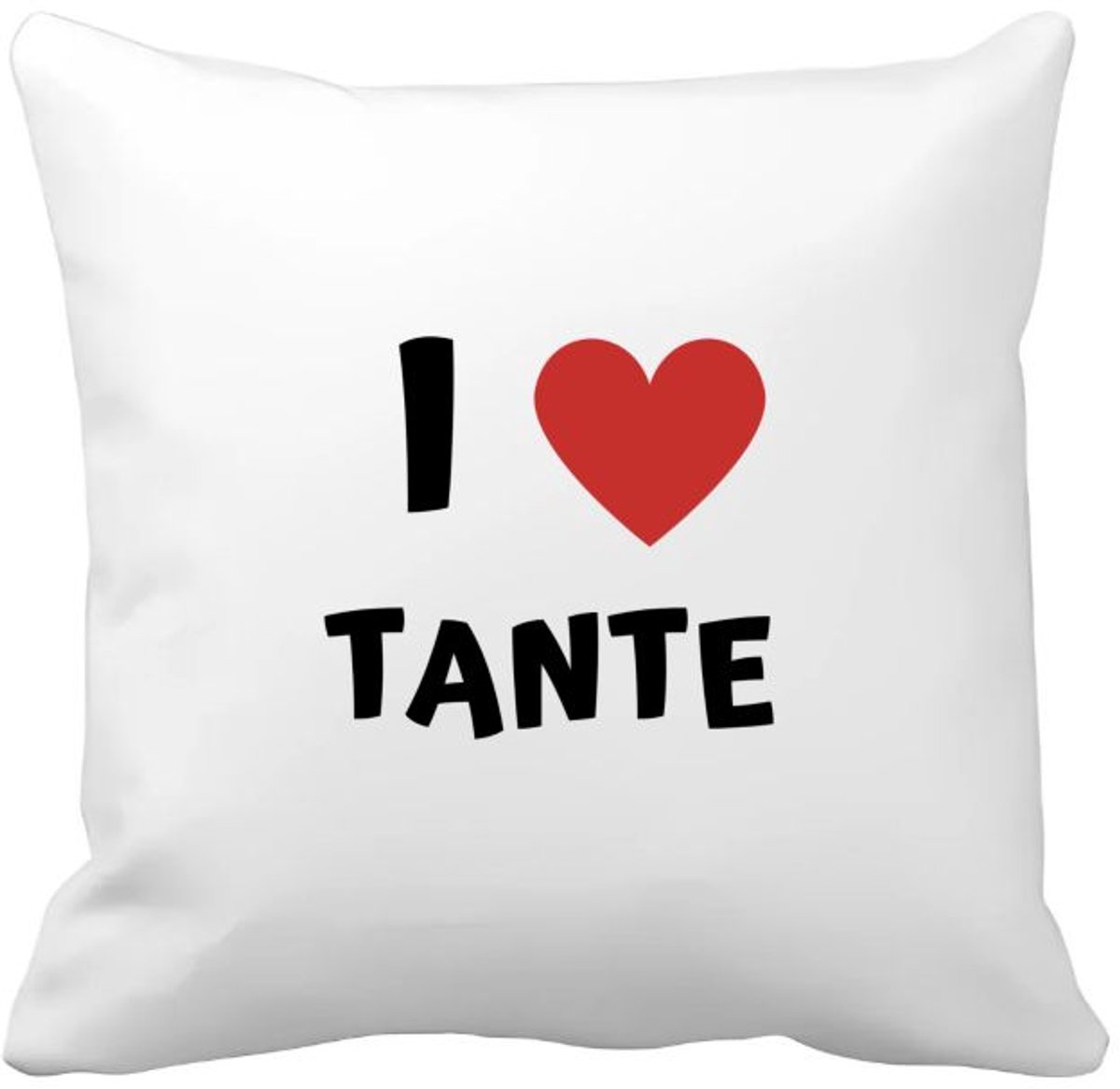 Akyol i love tante Kussen hoes - Tante - de liefste tante - verjaardag - cadeautje voor tante - tante artikelen - kado - geschenk - 40 bij 40 cm Multicolor