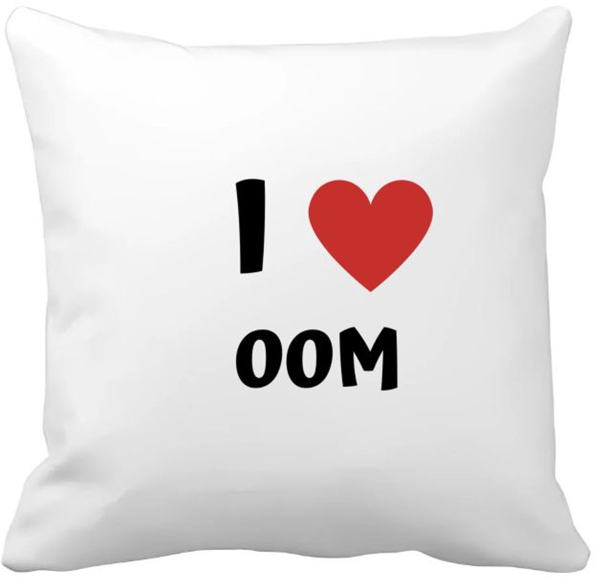 Akyol i love oom Kussen hoes - Oom - de liefste oom - verjaardag - cadeautje voor oom - oom artikelen - kado - geschenk - 40 bij 40 cm Multicolor