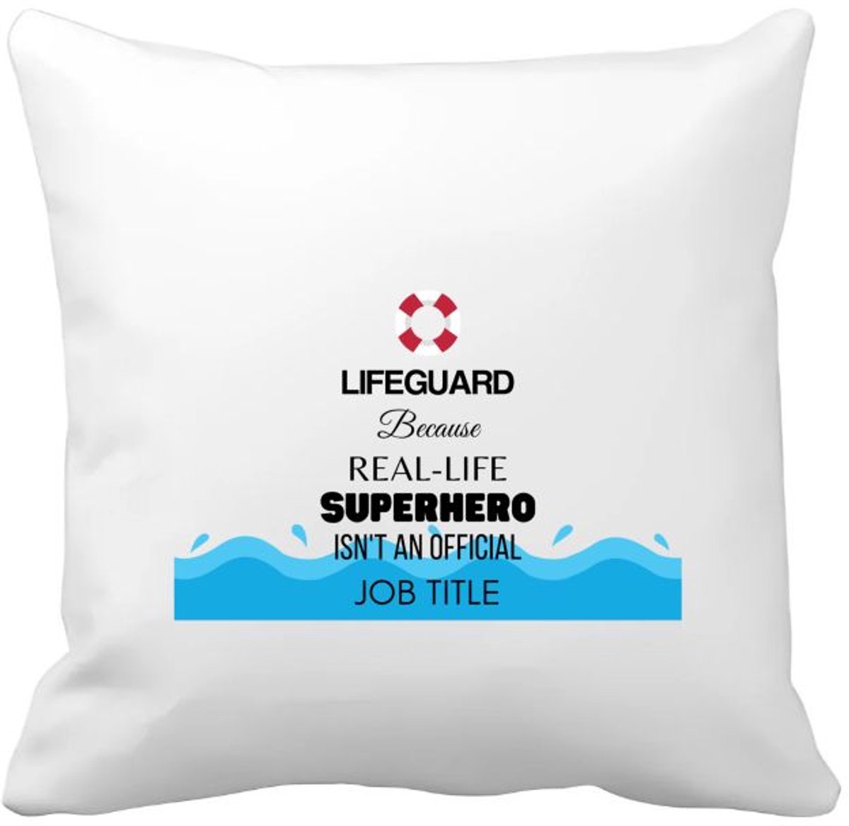 Akyol 's werelds beste badmeester Kussen hoes - Badmeester - badmeesters - s werelds beste badmeester - cadeau badmeester - zwemmen - zwemdiploma - cadeau - kado - gift - geschenk - vaderdag - lifeguard - 40 bij 40 cm Multicolor
