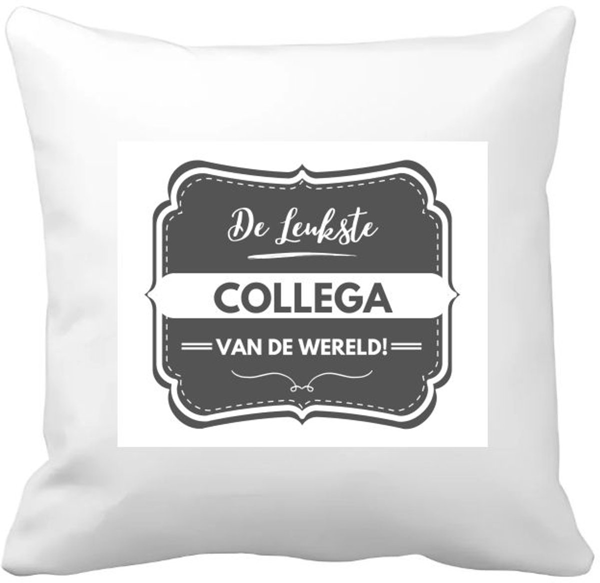 Akyol de leukste collega Kussen hoes - Collega - beste collega - werk - afscheidscadeau - verjaardagscadeau - kado - 40 bij 40 cm Multicolor