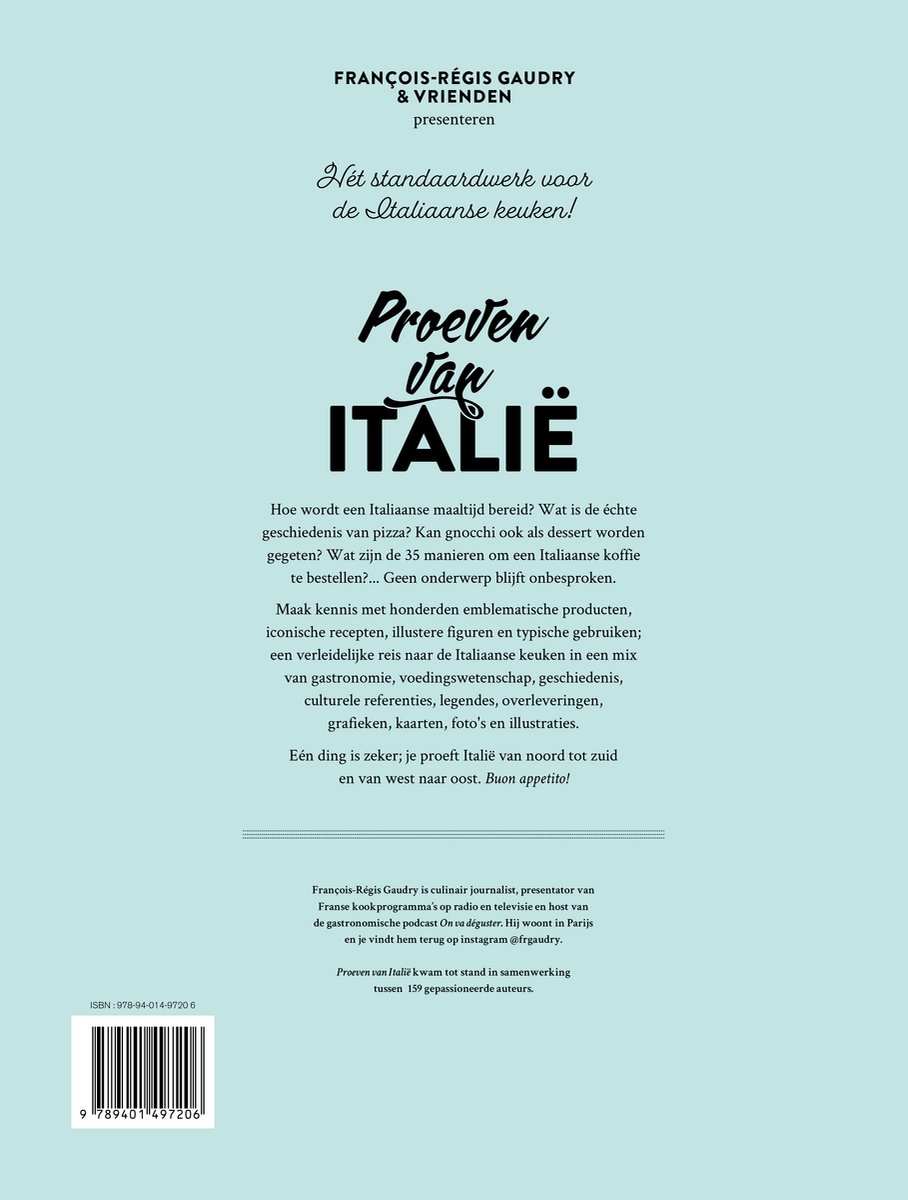 Proeven van Italië - back cover