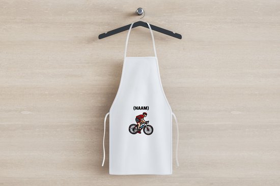 Akyol - cycliste avec eigen naam Tablier de cuisine - Cyclisme - cycliste - sport - 82 par 71 cm