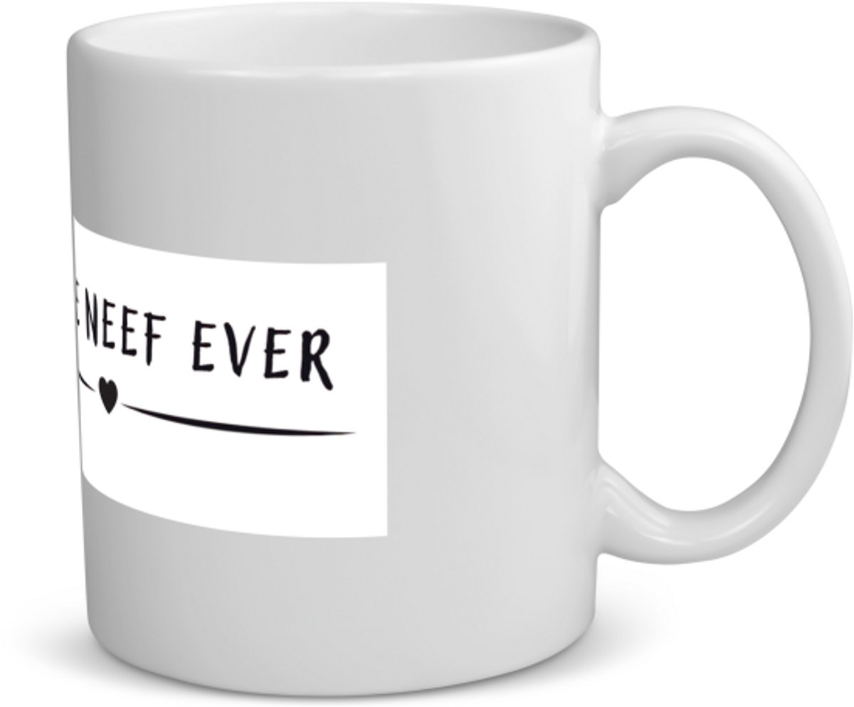 Beste neef ever Mok met opdruk - neef - cousin - leuk cadeau voor je neef - 350 ML inhoud