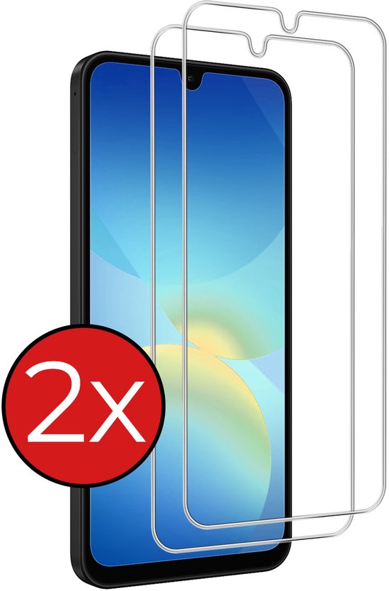 Screenprotector Geschikt voor Samsung A26 Screenprotector Glas Gehard Tempered Glass - Screenprotector Geschikt voor Samsung Galaxy A26 Screen Protector Screen Cover - 2 PACK