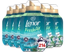 Lenor Fresh Air Wasverzachter Noorderlicht - 6 x 36 Wasbeurten