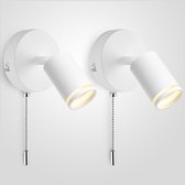 Lucide wandlamp MILNE - Geïntegreerde LED - Zwart – vtwonen