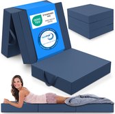 Bol.com ELONEO Opvouwbaar Matras - 3-Delig Vouwmatras Extra Dik 15 cm Schuim Wasbaar en Draagbaar Logeermatras voor Volwassenen ... aanbieding