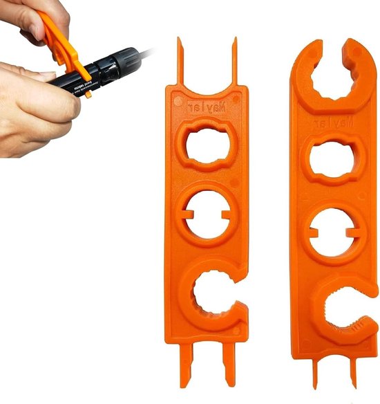 Montagepaneel Gereedschap Voor Het Verwijderen Van De Scheiding Van De Fotovoltaische Module 2 Sleutels Voor Zonne Aansluitingen